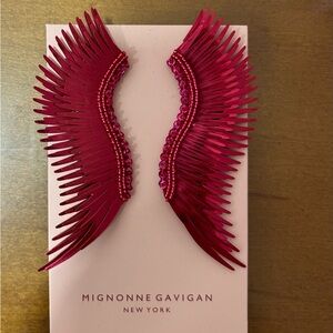 Mignonne Gavigan Hot Pink Madeline Wing Earrings